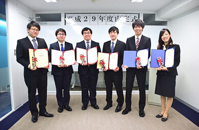 ブレイントラストの内定式
